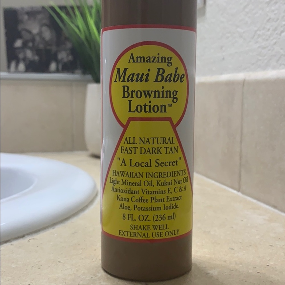 Maui browning lotion